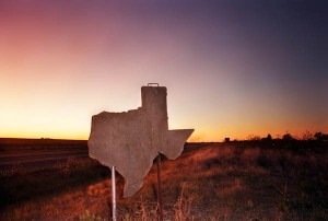 2451-3 - Back of Texas sign, Godley, TX